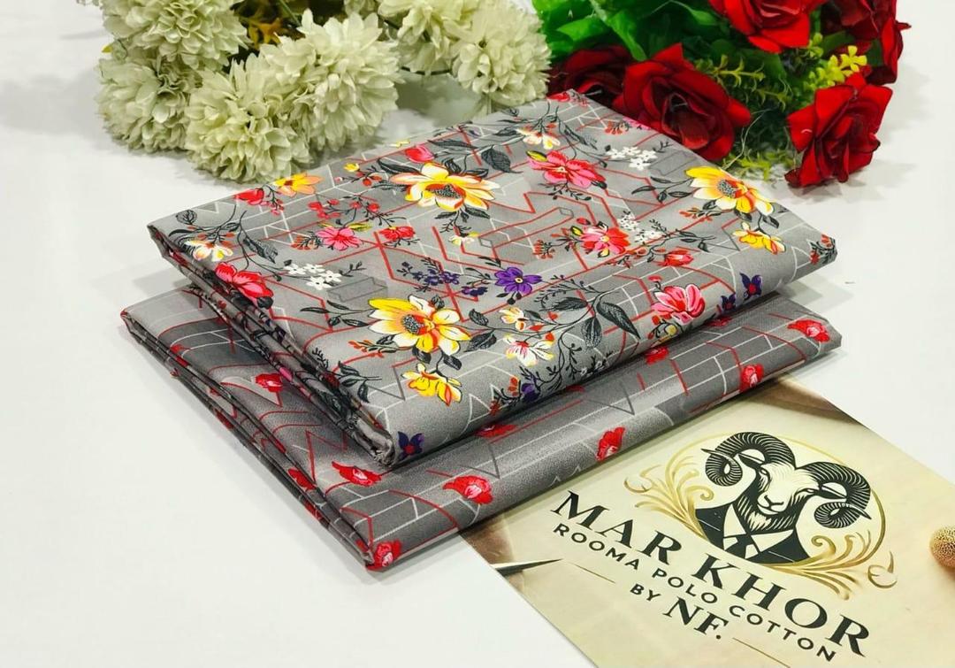 2 Pcs Women's Unstitched Printed Suit