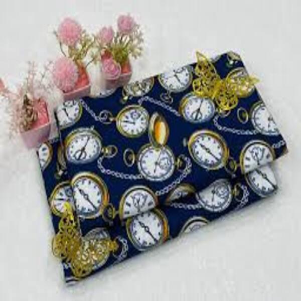 2 Pcs Women's Unstitched Printed Suit