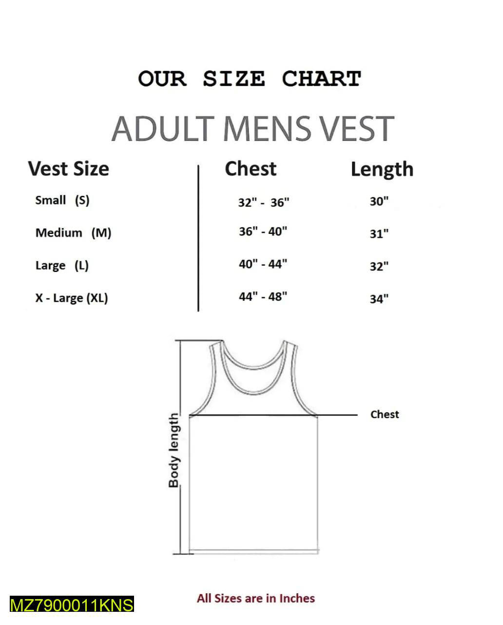 Men's Cotton Vest, Pack Of 3