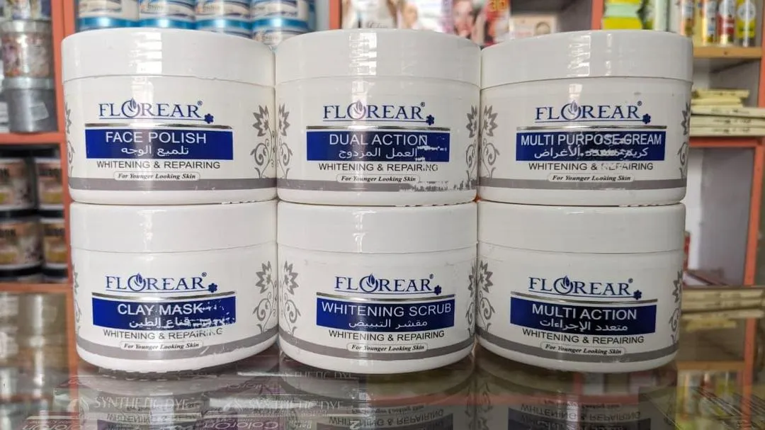 Whitening & Exfoliating Facial Kit - Set of 6 for All Skin Types