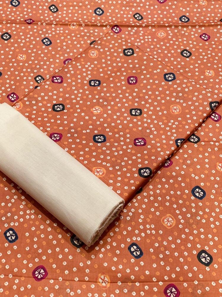 2 Pcs Women's Unstitched Lawn Digital Print Suit