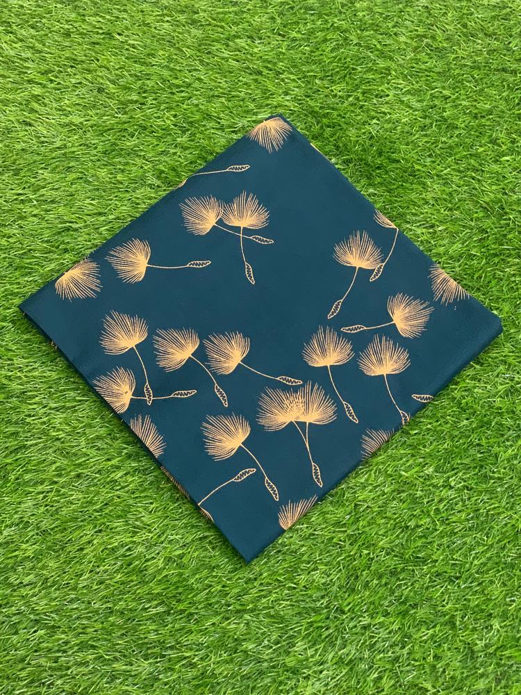 2 Pcs Women's Unstitched Lawn Printed Suit