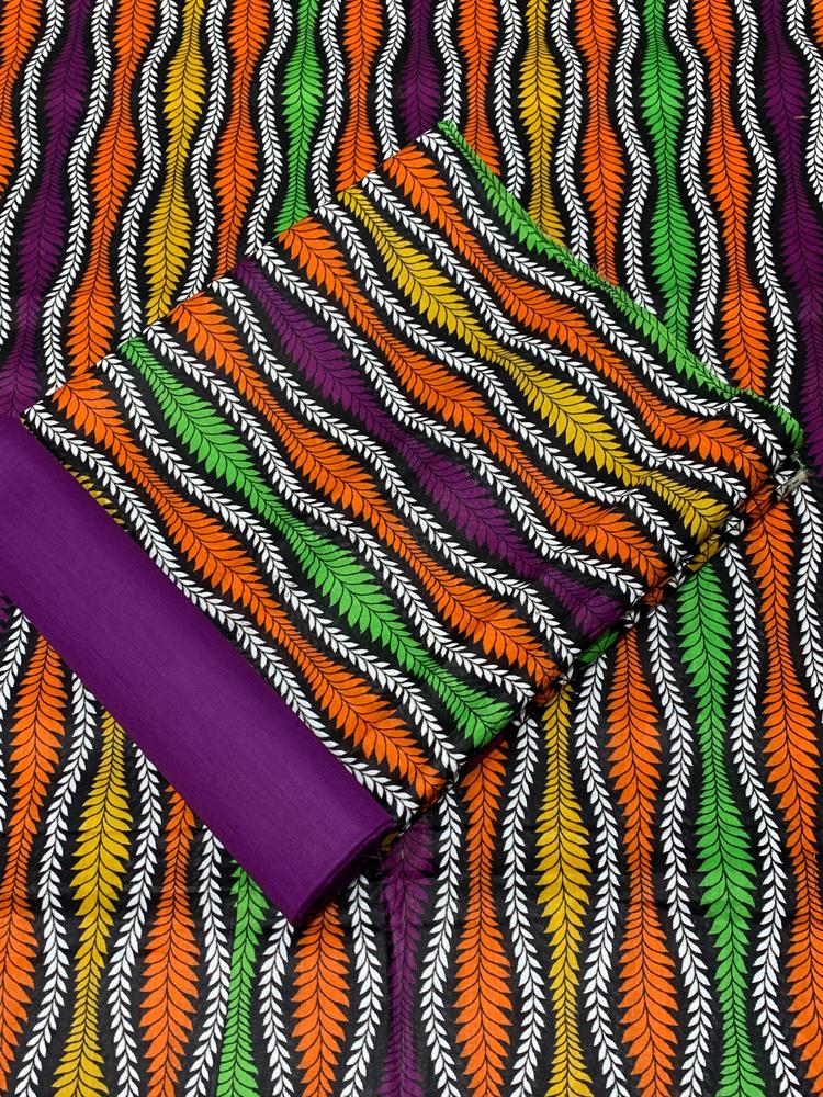 2 Pcs Women's Unstitched Lawn Digital Print Suit