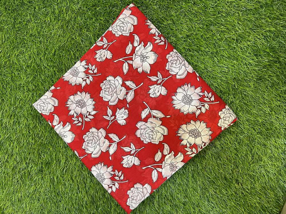 2 Pcs Women's Unstitched Lawn Printed Suit