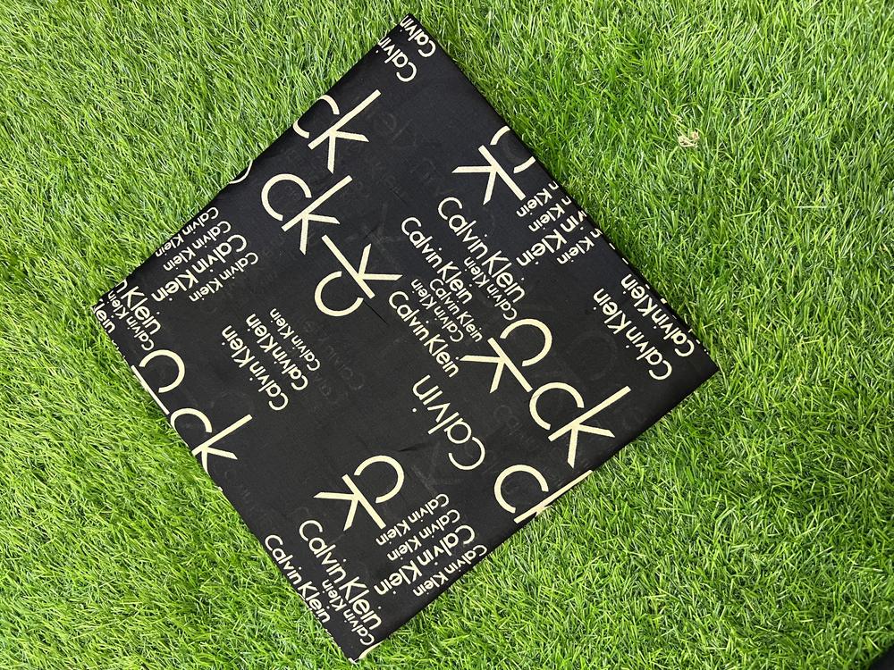 2 Pcs Women's Unstitched Lawn Printed Suit