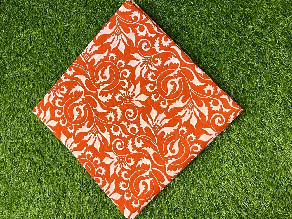 2 Pcs Women's Unstitched Lawn Printed Suit