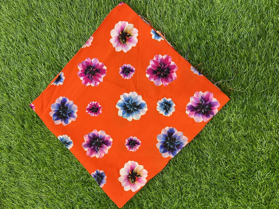 2 Pcs Women's Unstitched Linen Printed Suit