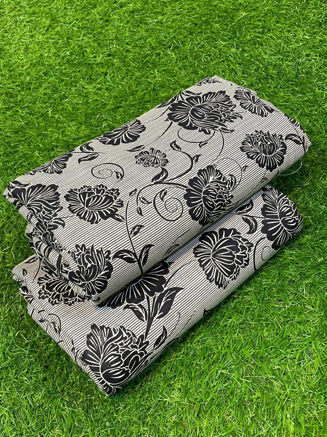 2 Pcs Women's Unstitched Khaddar Printed Suit