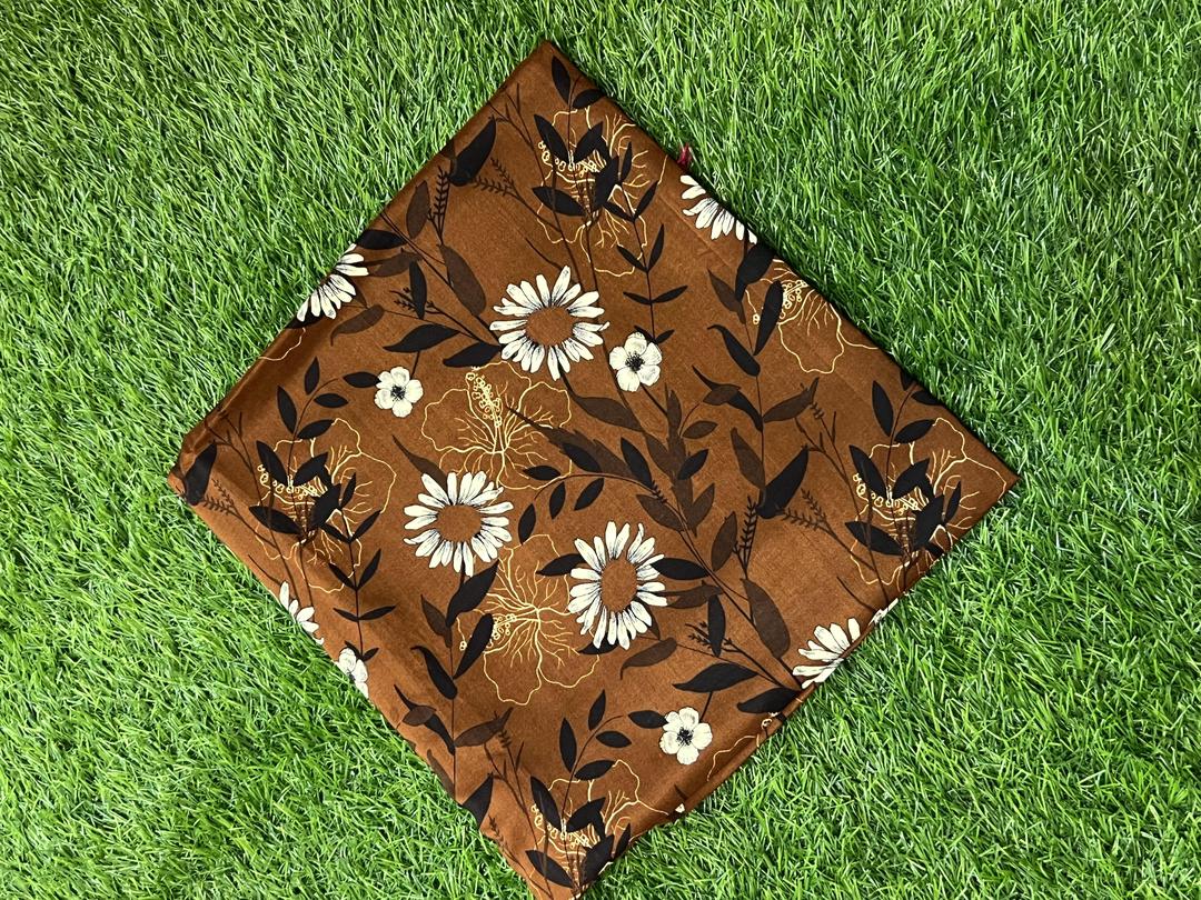 2 Pcs Women's Unstitched Linen Printed Suit