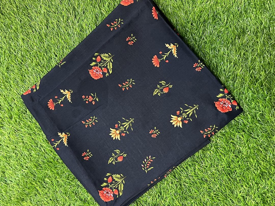 2 Pcs Women's Unstitched Linen Printed Suit