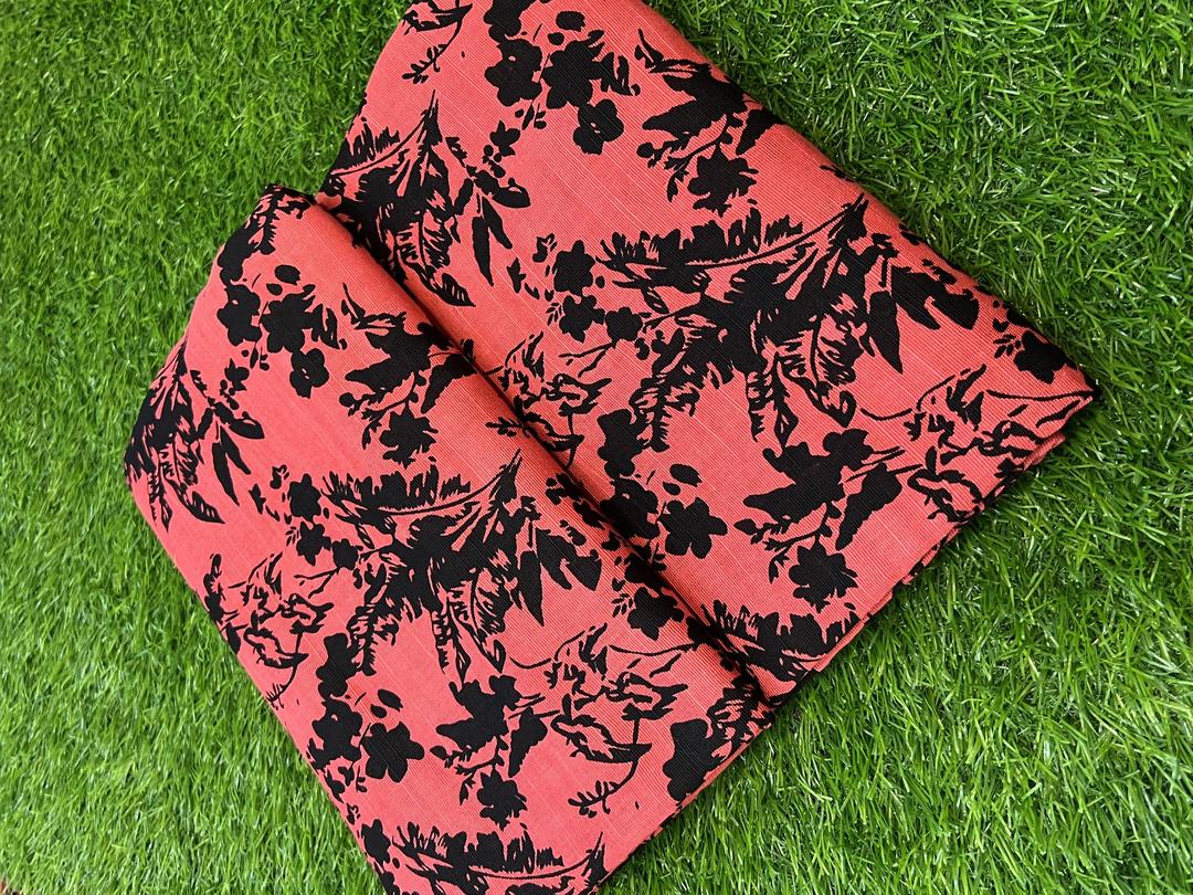 2 Pcs Women's Unstitched Khaddar Printed Suit