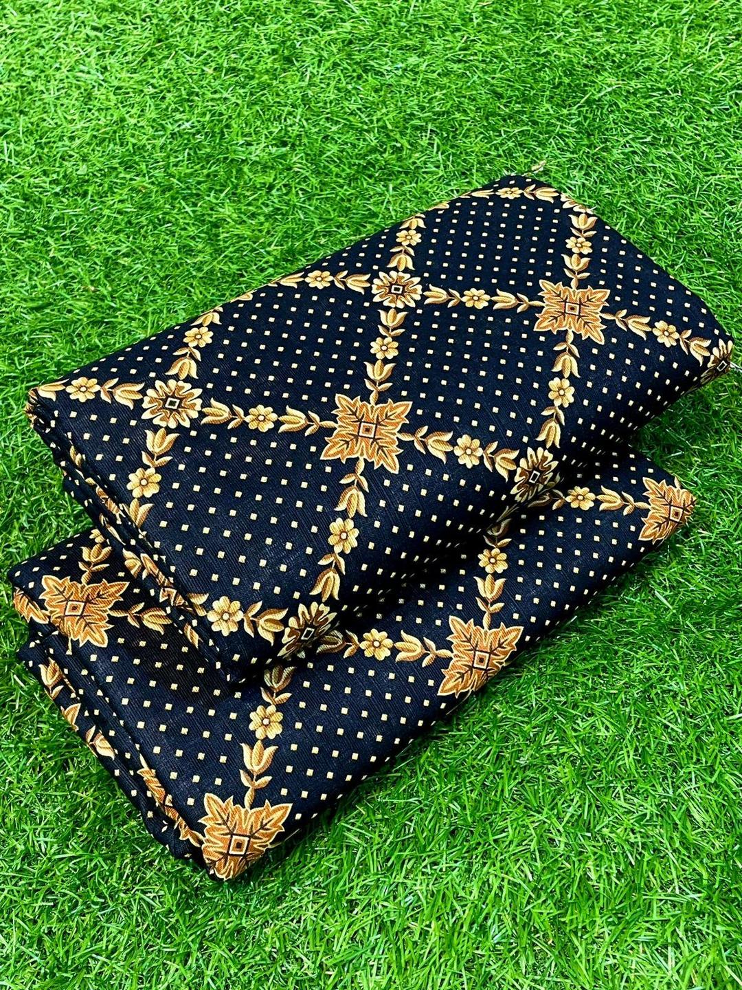 2 Pcs Women's Unstitched Khaddar Printed Suit