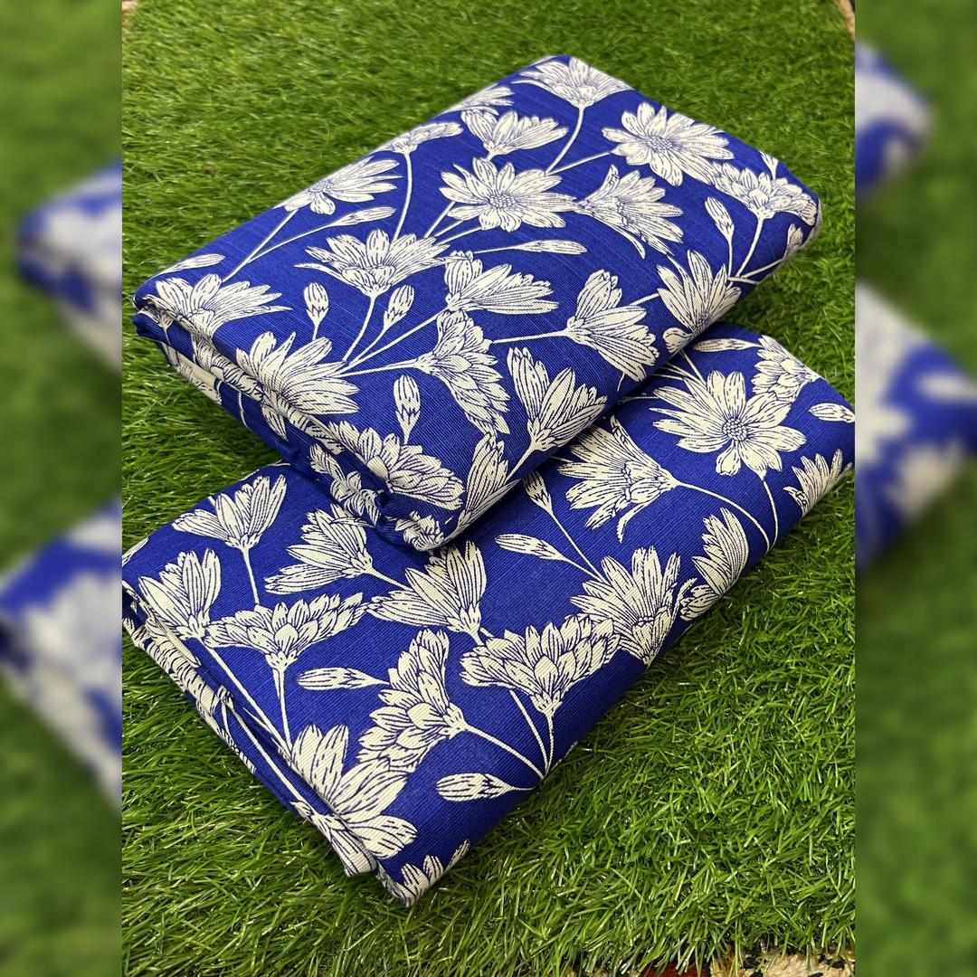 2 Pcs Women's Unstitched Khaddar Printed Suit