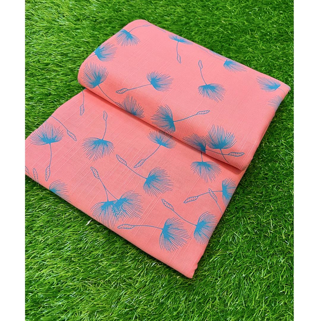 2 Pcs Women's Unstitched Printed Suit