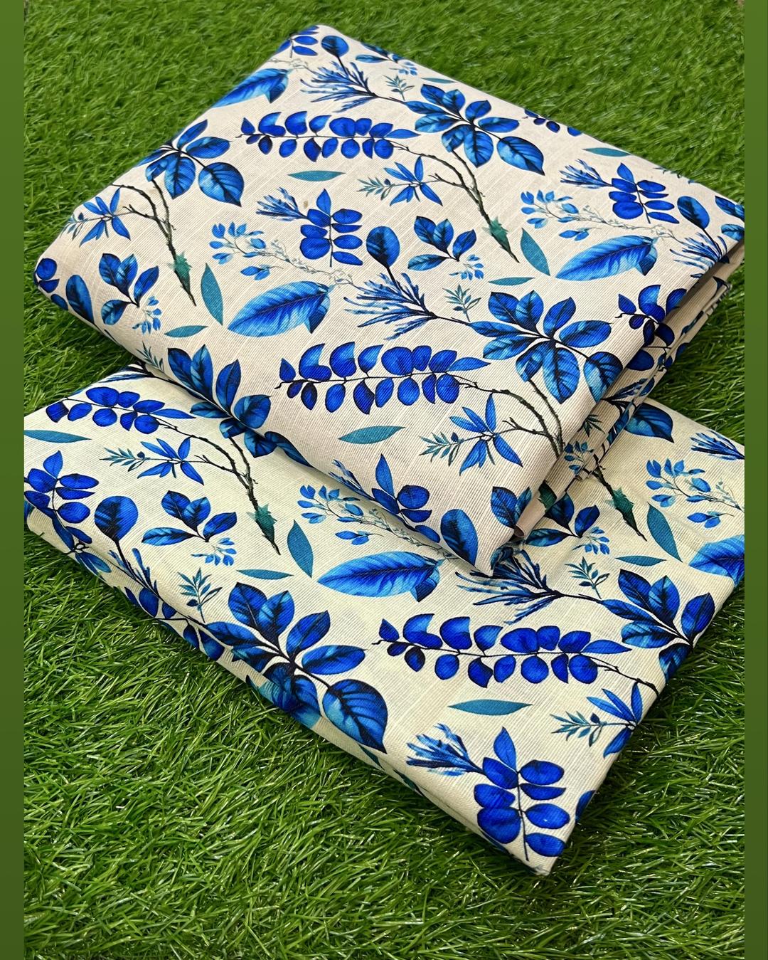 2 Pcs Women's Unstitched Printed Suit