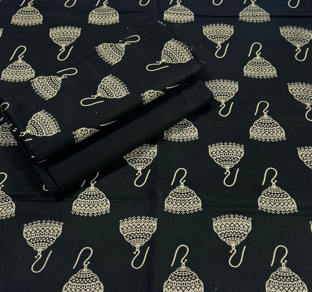 2 Pcs Women's Unstitched Printed Suit