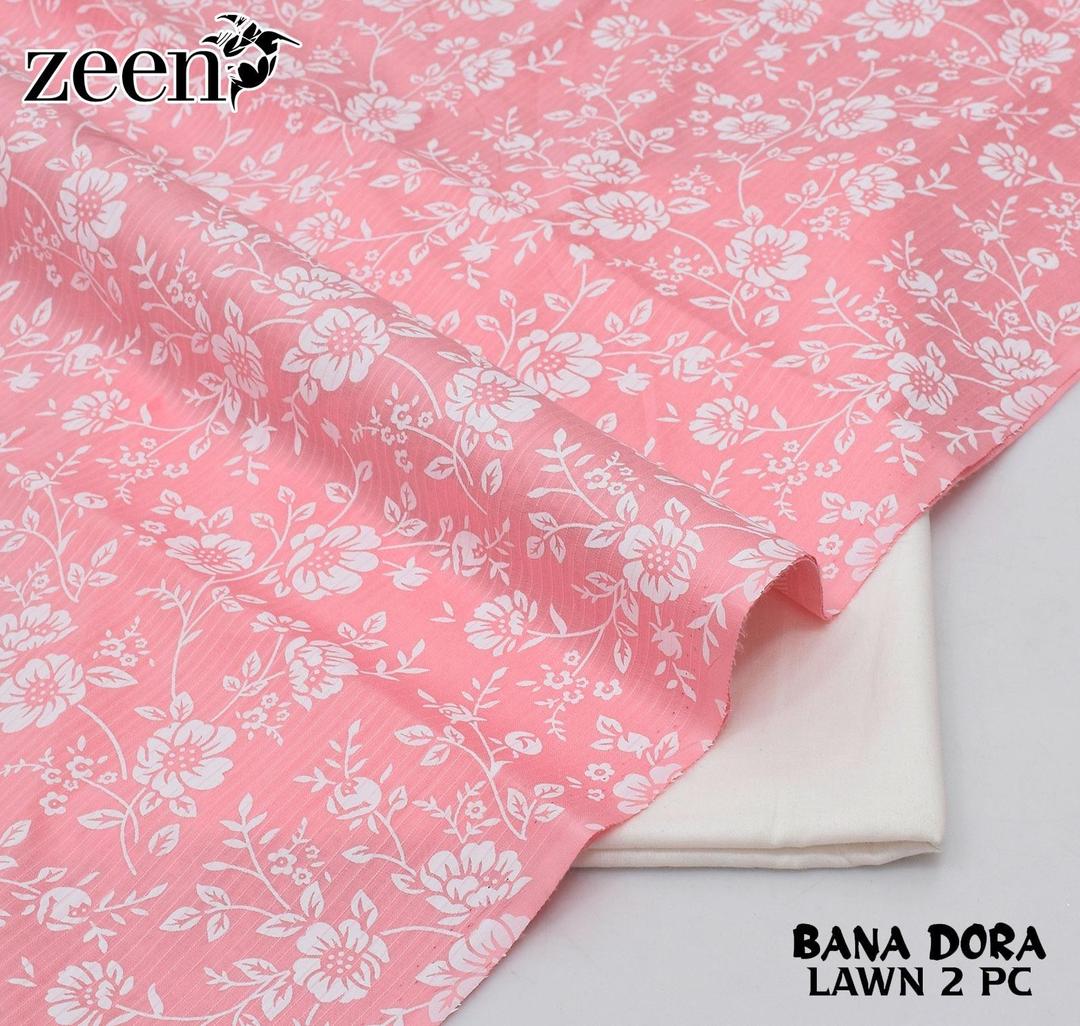 2 Pcs Women's Unstitched Printed Suit