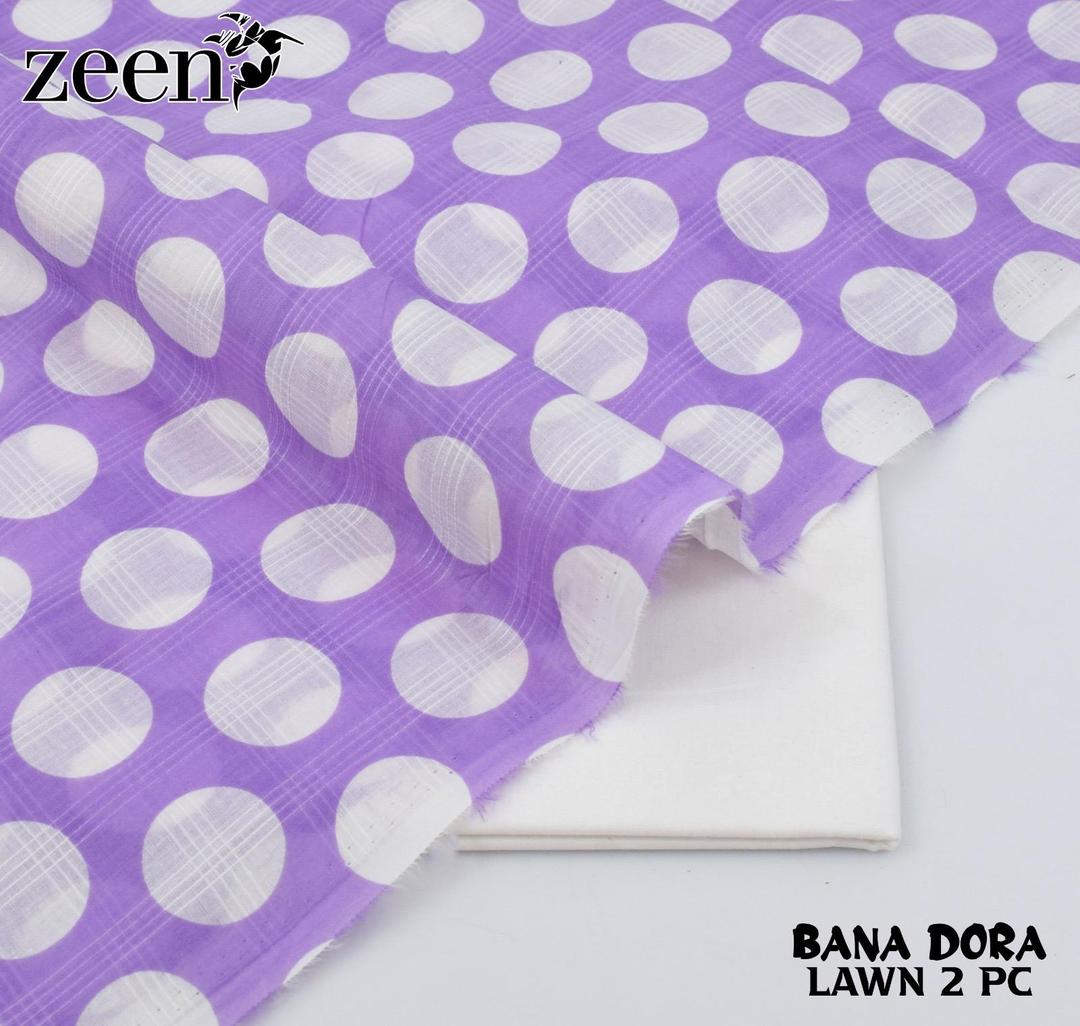 2 Pcs Women's Unstitched Printed Suit