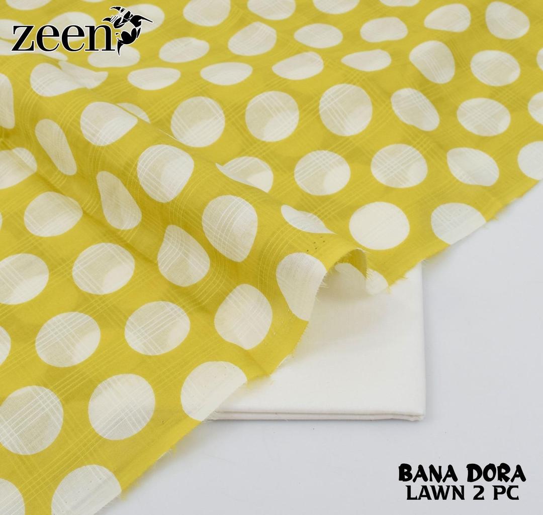 2 Pcs Women's Unstitched Printed Suit