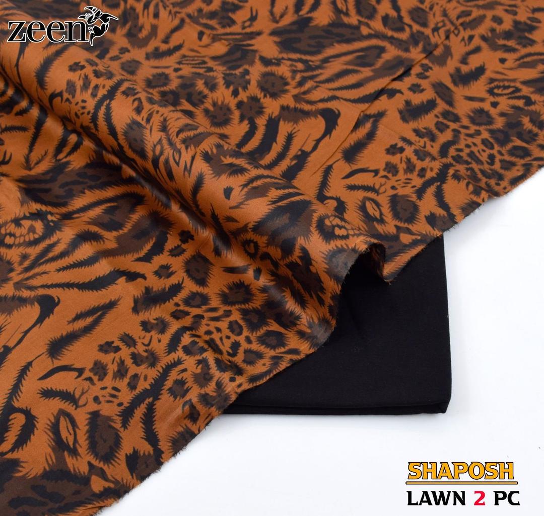 2 Pcs Women's Unstitched Printed Suit