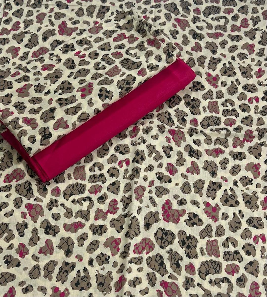 2 Pcs Women's Unstitched Printed Suit