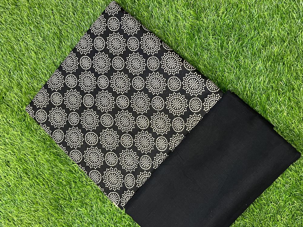 2 Pcs Women's Unstitched Lawn Printed Suit