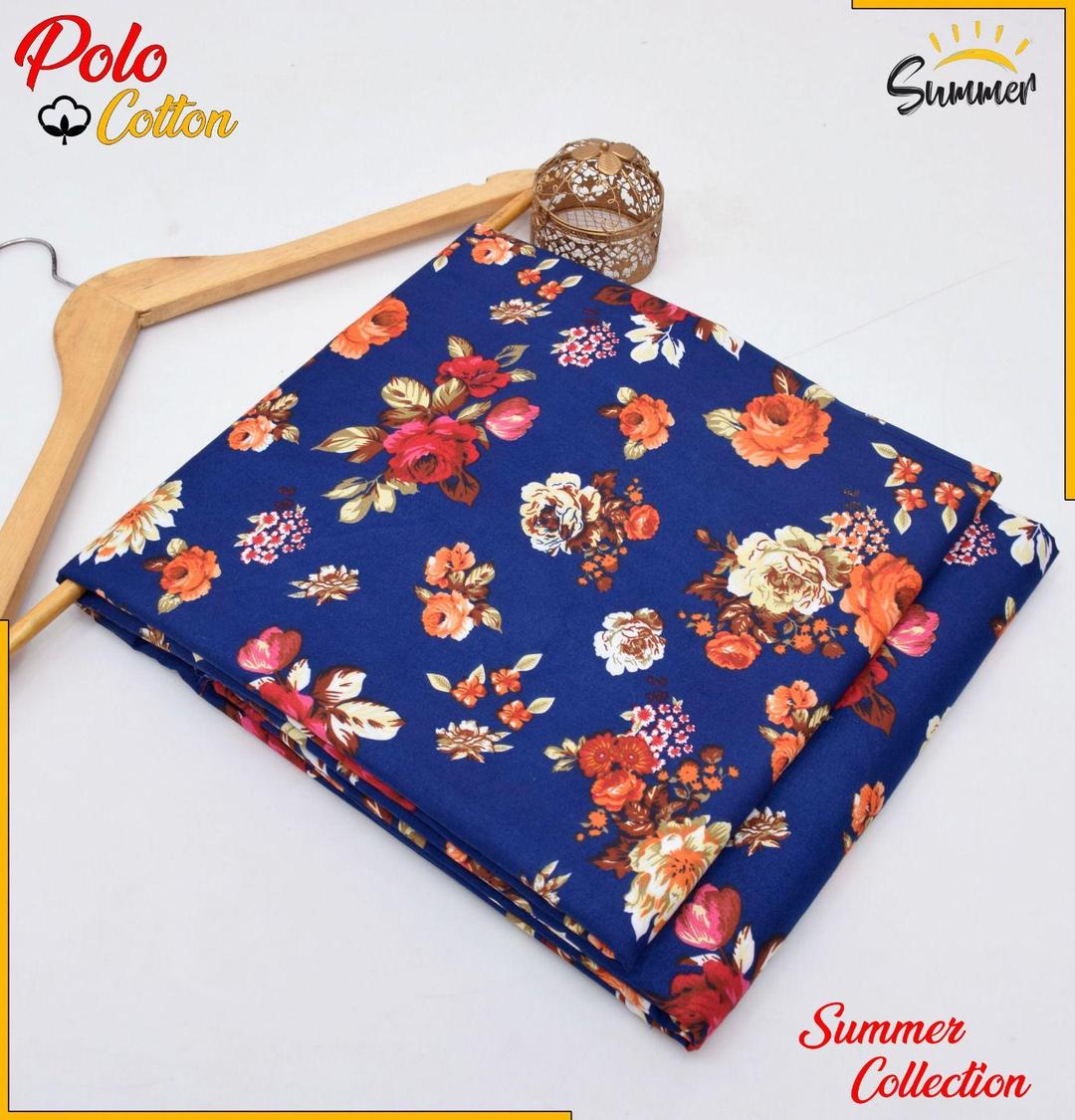 2 Pcs Women's Unstitched Printed Suit