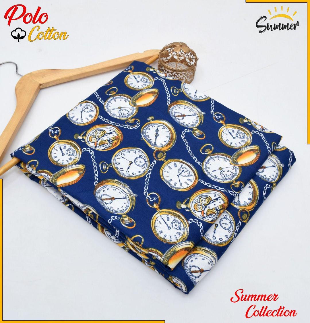 2 Pcs Women's Unstitched Printed Suit