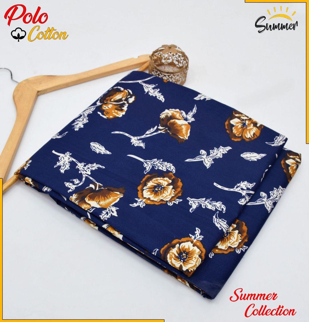 2 Pcs Women's Unstitched Printed Suit