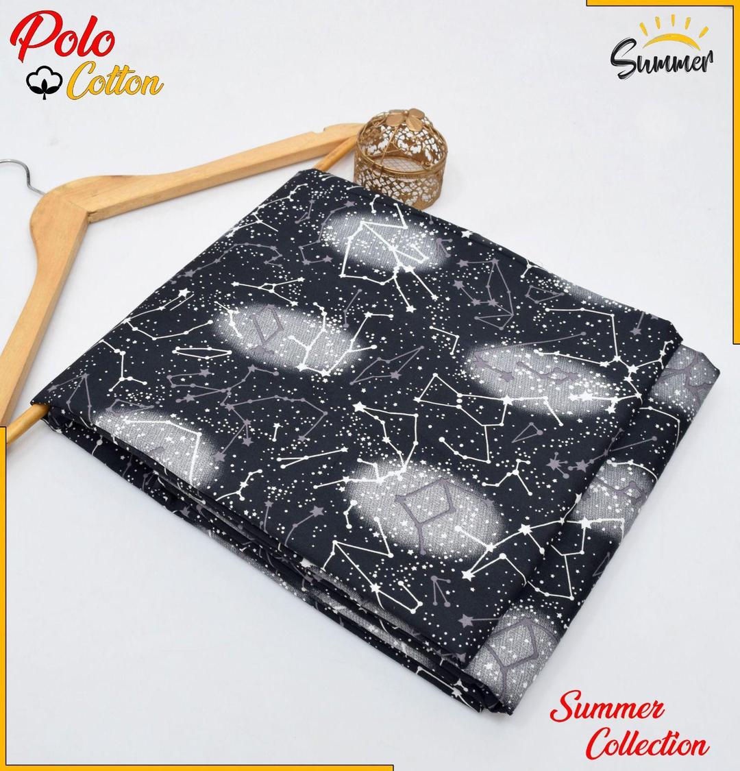 2 Pcs Women's Unstitched Printed Suit