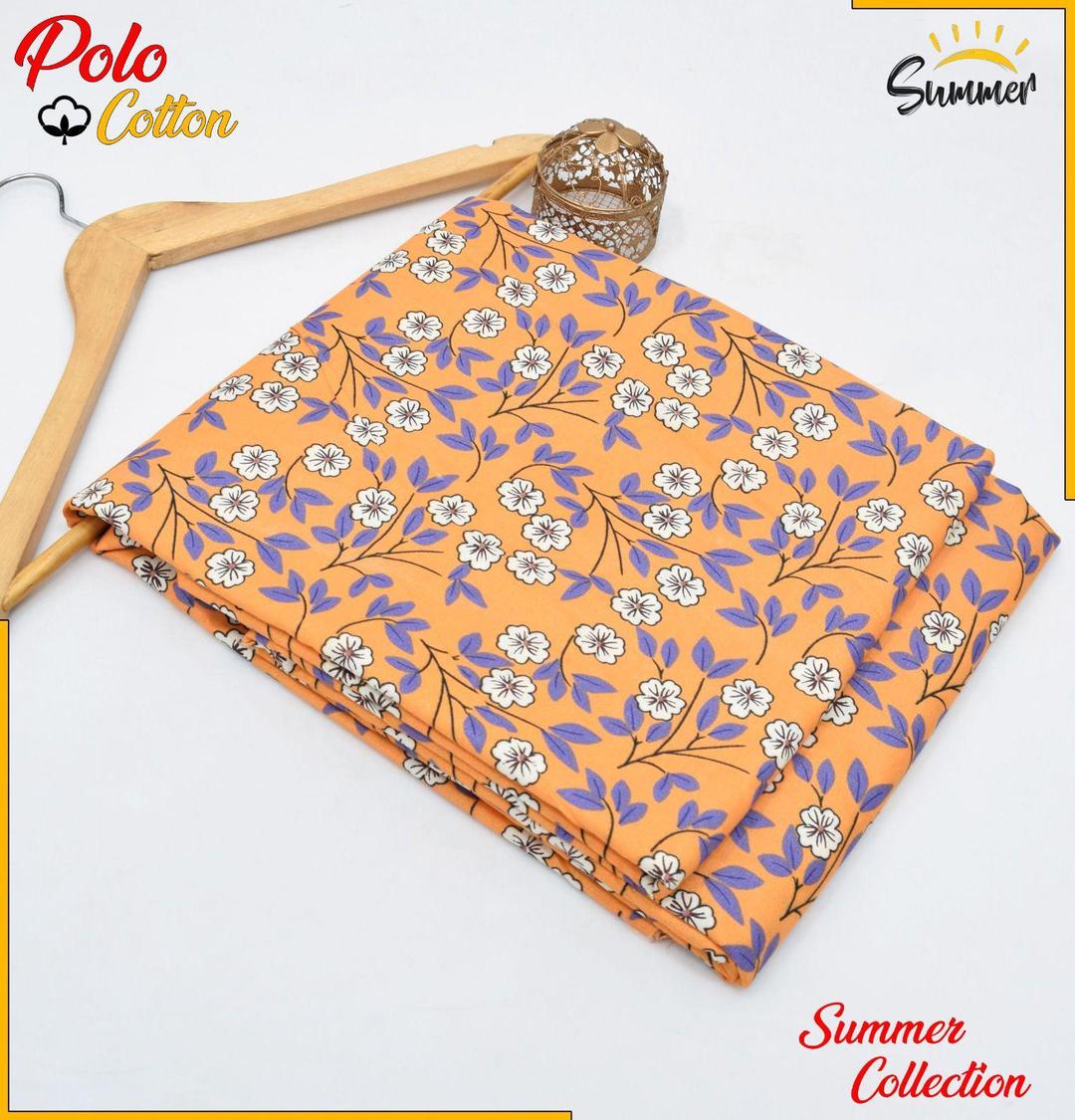 2 Pcs Women's Unstitched Printed Suit