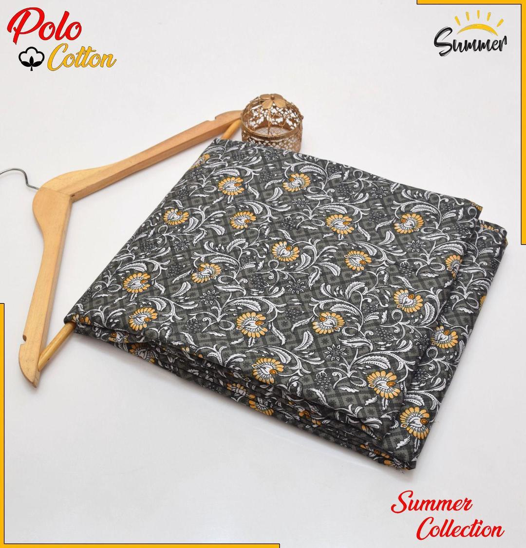 2 Pcs Women's Unstitched Printed Suit