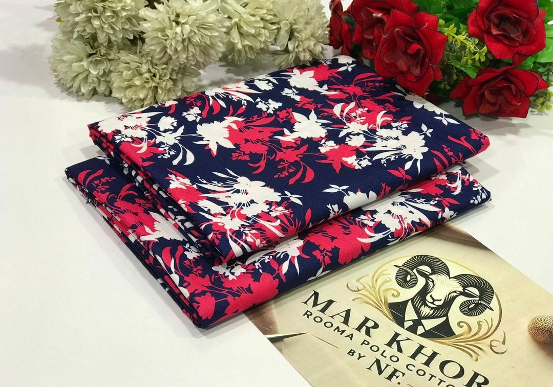 2 Pcs Women's Unstitched Printed Suit