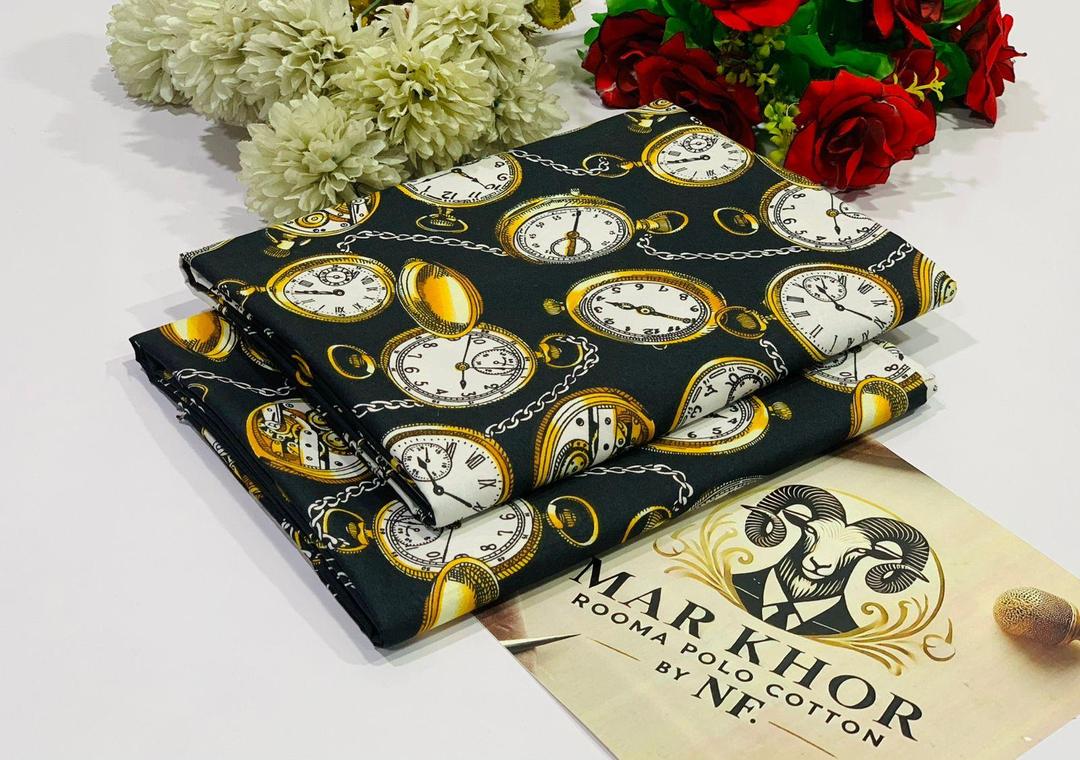 2 Pcs Women's Unstitched Printed Suit