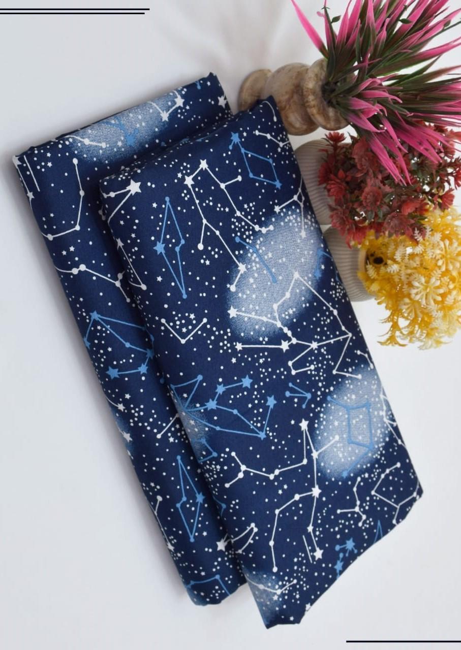 2 Pcs Women's Unstitched Printed Suit