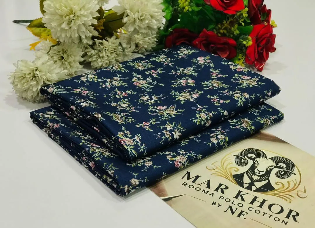 2 Pcs Women's Unstitched Printed Suit