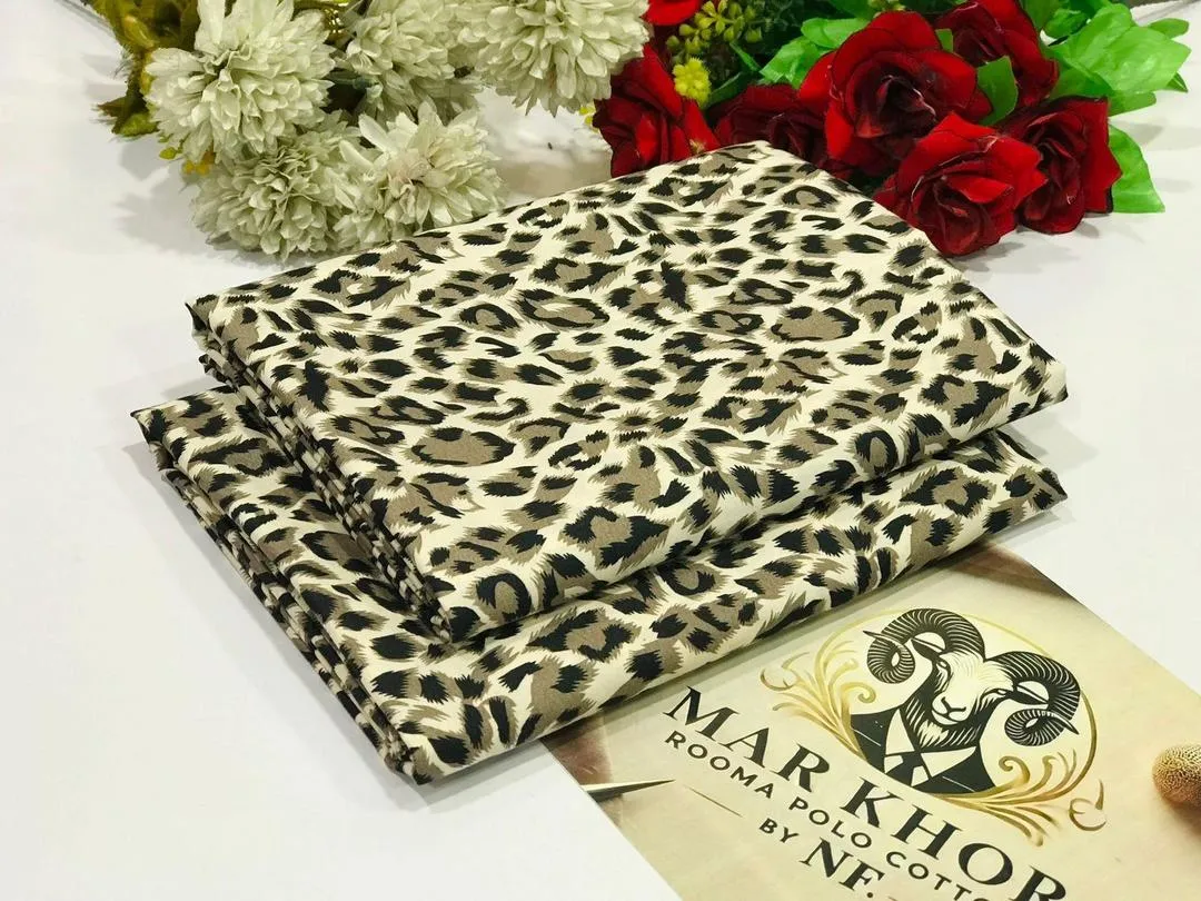 2 Pcs Women's Unstitched Printed Suit