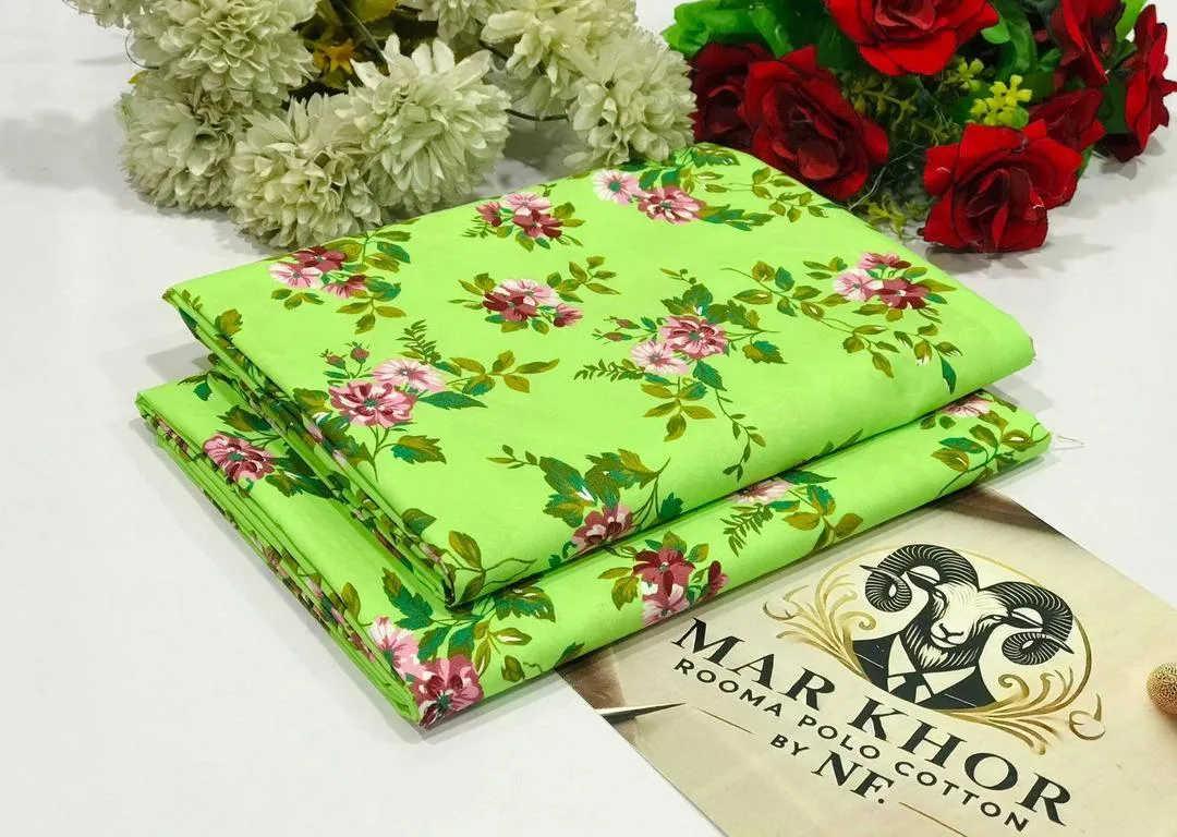 2 Pcs Women's Unstitched Printed Suit