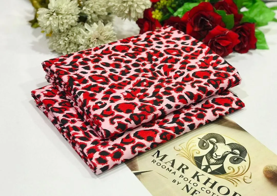 2 Pcs Women's Unstitched Printed Suit