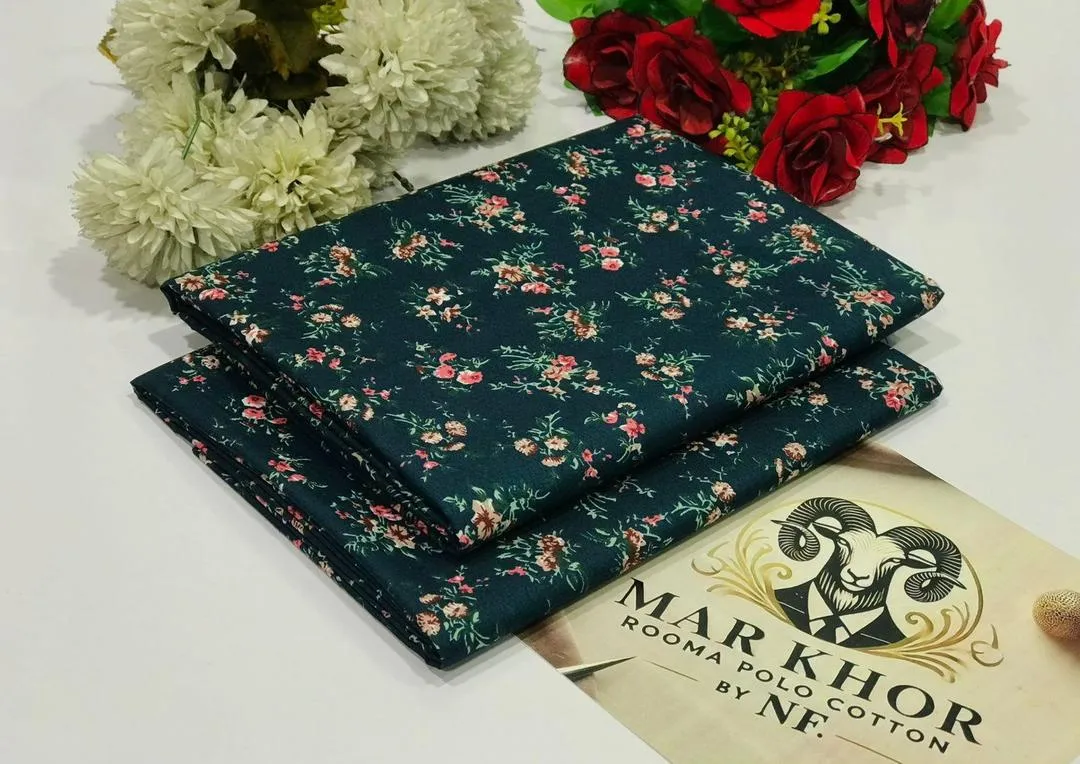 2 Pcs Women's Unstitched Printed Suit