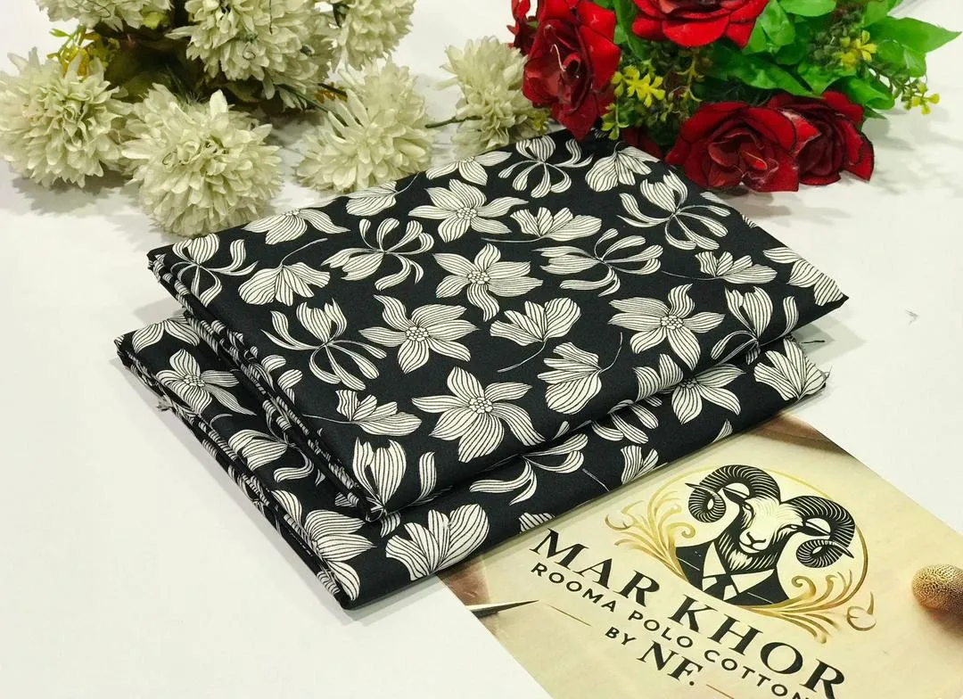 2 Pcs Women's Unstitched Printed Suit