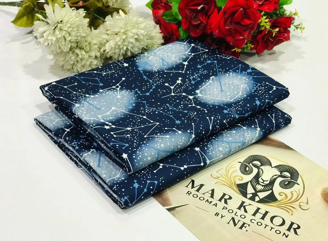 2 Pcs Women's Unstitched Printed Suit