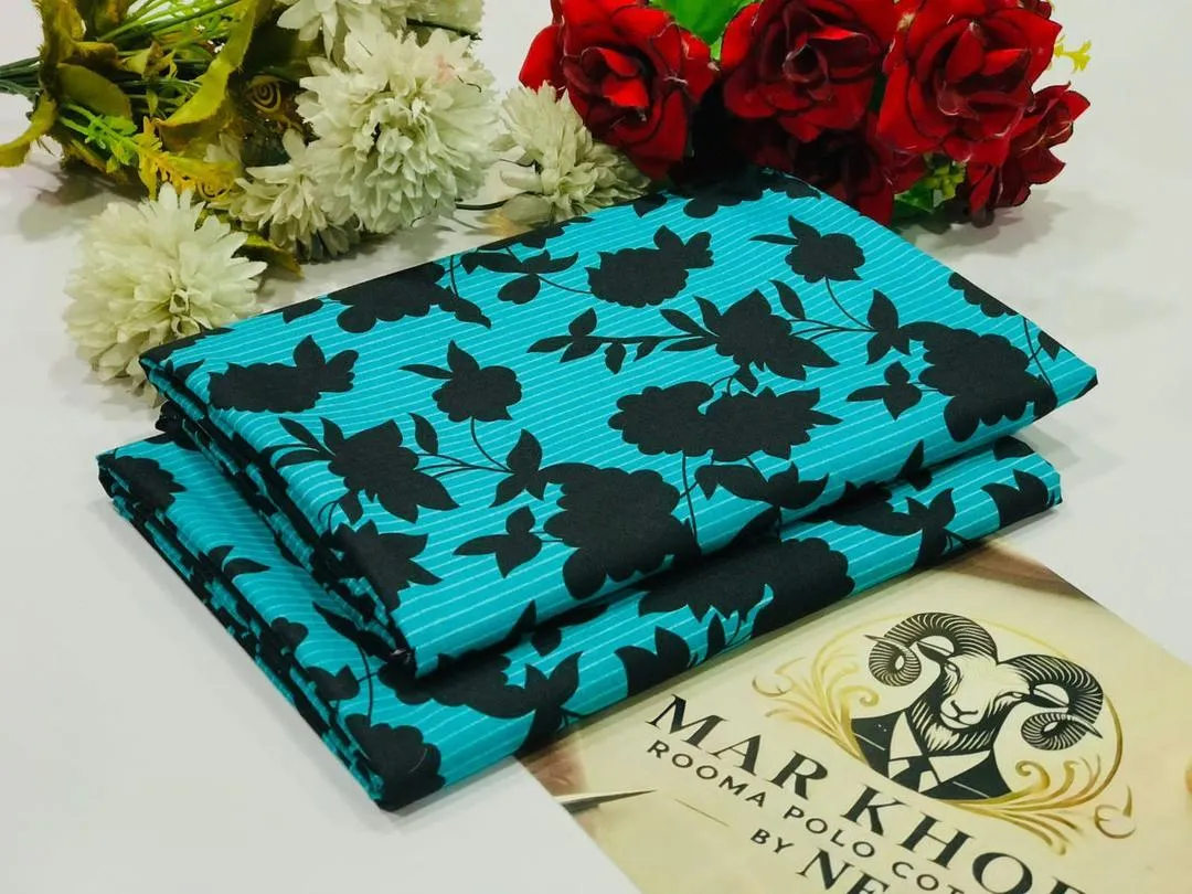 2 Pcs Women's Unstitched Printed Suit