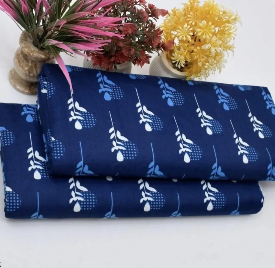 2 Pcs Women's Unstitched Printed Suit