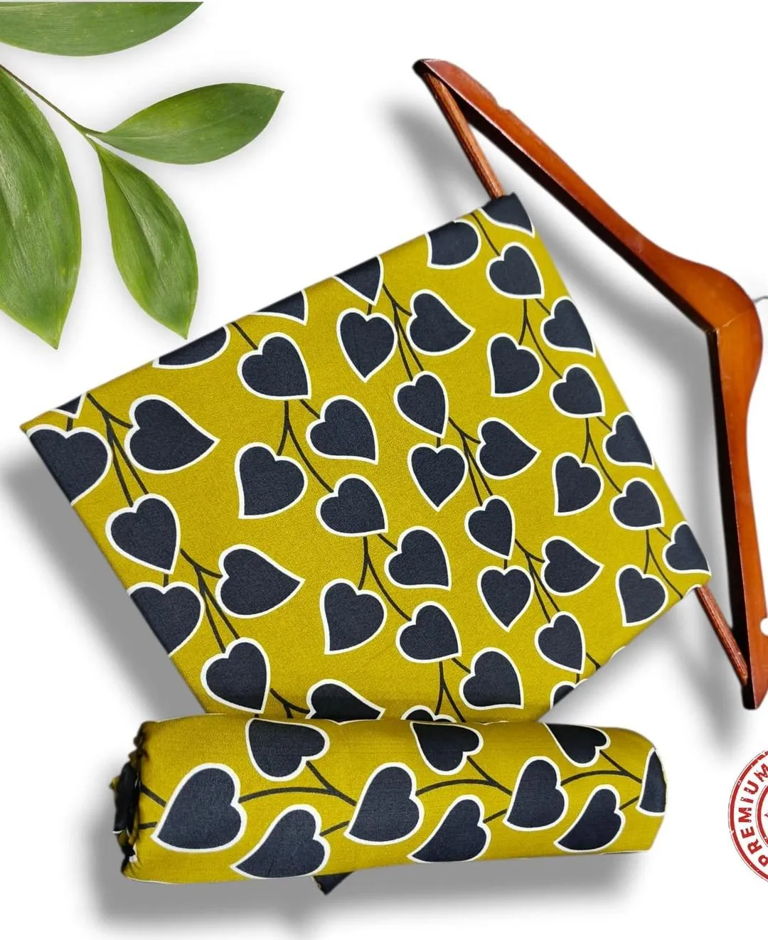 2 Pcs Women's Unstitched Printed Suit