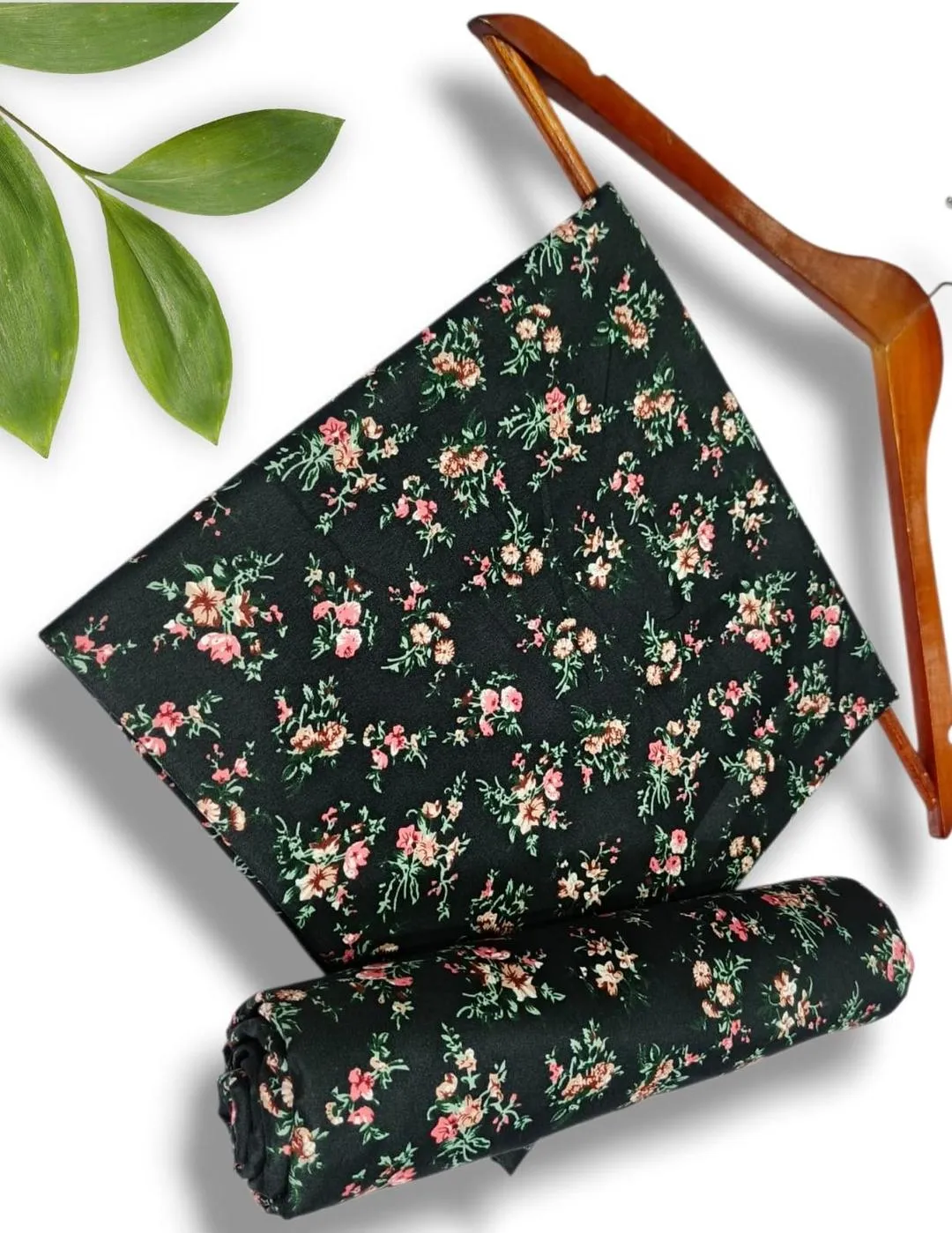 2 Pcs Women's Unstitched Printed Suit