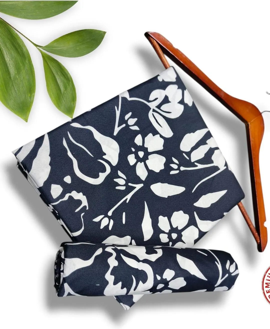 2 Pcs Women's Unstitched Printed Suit