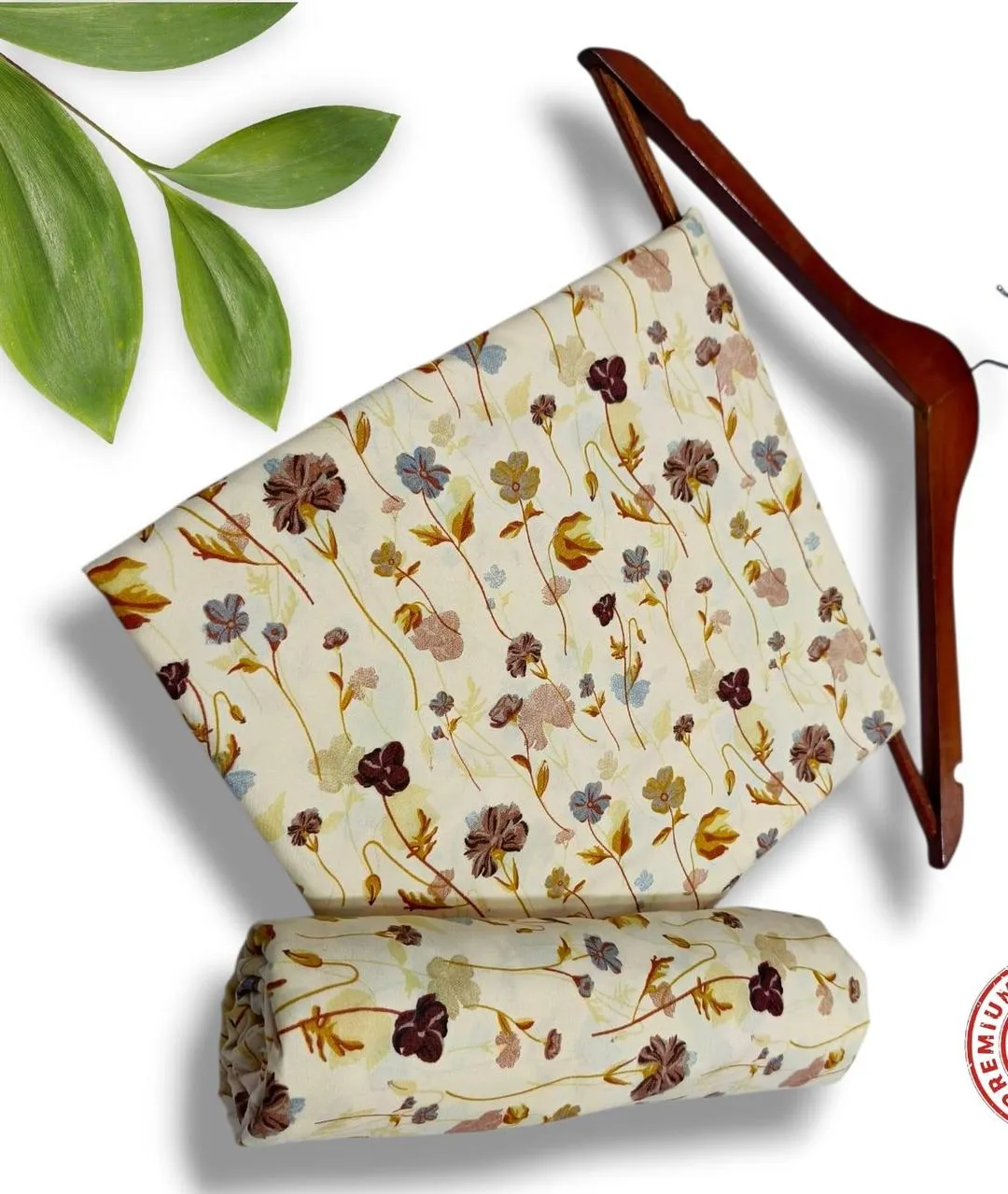 2 Pcs Women's Unstitched Printed Suit