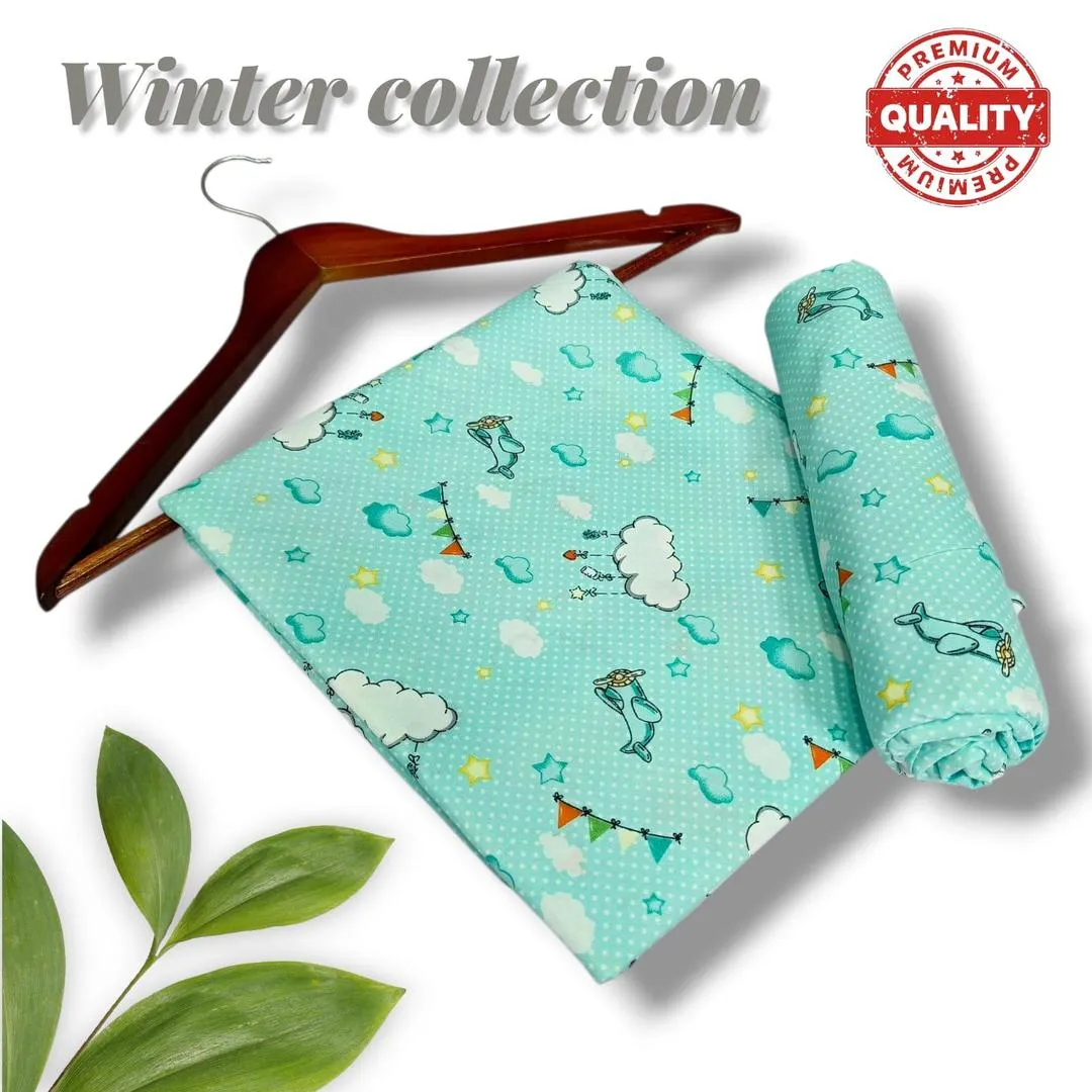 2 Pcs Women's Unstitched Printed Suit