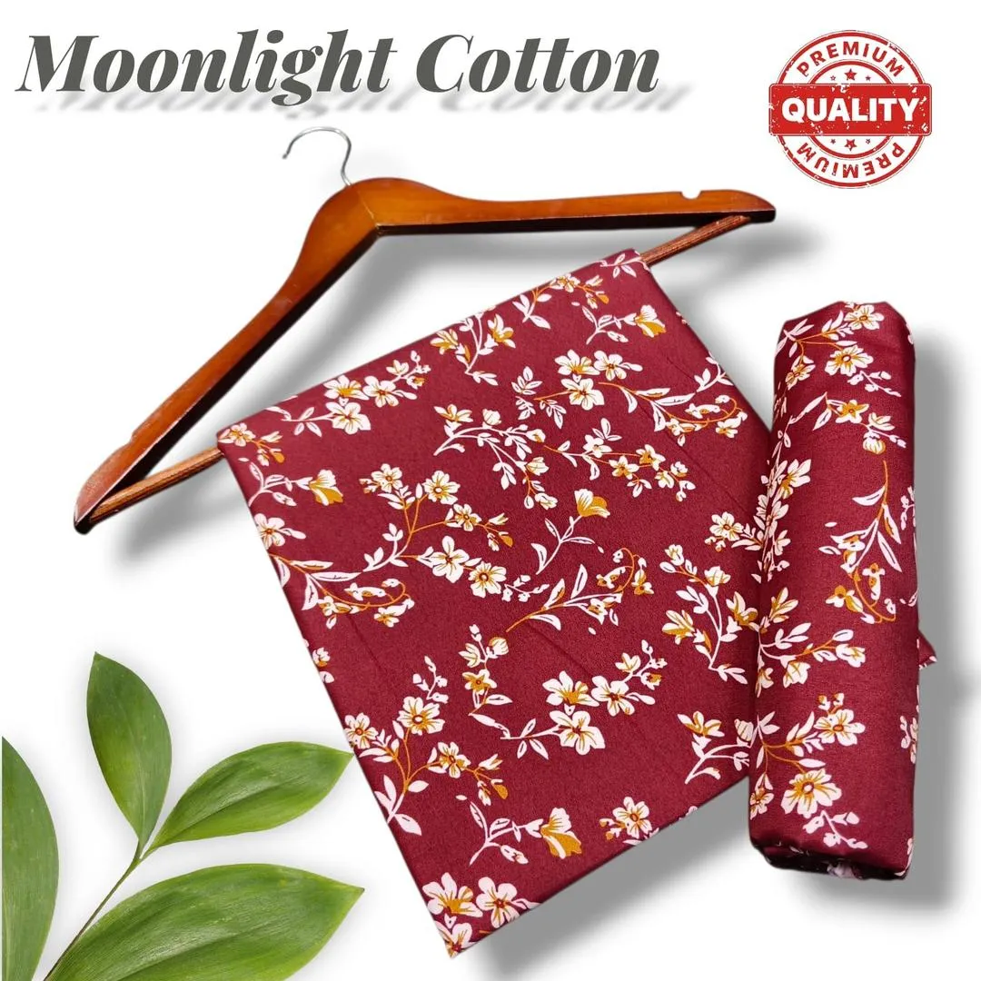 2 Pcs Women's Unstitched Printed Suit